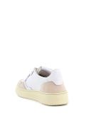 Autry White & Beige Medalist Low Sneakers