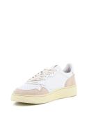 Autry White & Beige Medalist Low Sneakers
