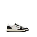 Autry White & Black Medalist Low Sneakers