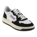 Autry White & Black Medalist Low Sneakers