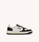 Autry White & Black Medalist Low Sneakers