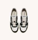 Autry White & Black Medalist Low Sneakers
