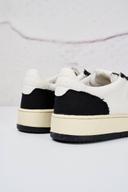 Autry White & Black Medalist Low Sneakers