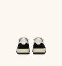 Autry White & Black Medalist Low Sneakers