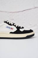 Autry White & Black Medalist Low Sneakers