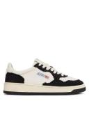 Autry White & Black Medalist Low Sneakers