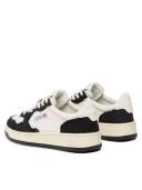 Autry White & Black Medalist Low Sneakers