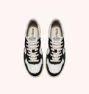 Autry White & Black Medalist Low Sneakers