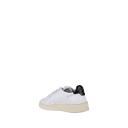 Autry White & Black Medalist Low Sneakers