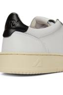Autry White & Black Medalist Low Sneakers