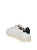 Autry White & Black Medalist Low Sneakers