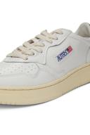 Autry White & Black Medalist Low Sneakers
