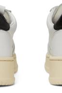 Autry White & Black Medalist Low Sneakers
