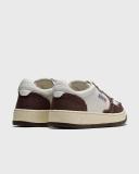 Autry White & Brown Medalist Low Sneakers