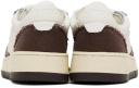 Autry White & Brown Medalist Low Sneakers