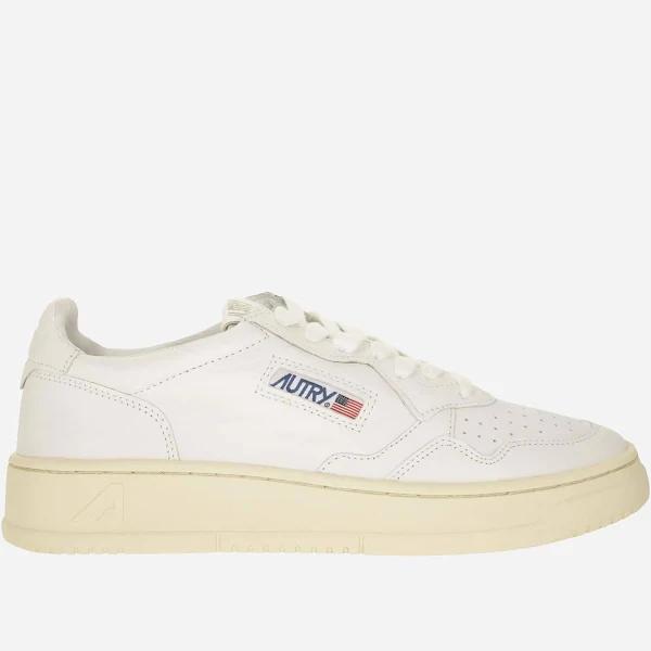Autry White Medalist Low Sneakers