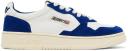 Autry White & Navy Open Low Sneakers