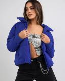 Ava and Ever Women's Academy Puffer Jacket in Blue | Size 06