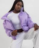 Ava and Ever Women's Academy Puffer Jacket in Purple | Size 08