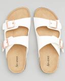 Ava and Ever Women's Cortina Slides Sandals in White | Size 09