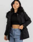 Ava and Ever Women's Everest Anorak Jacket in Black | Size 16