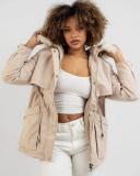 Ava and Ever Women's Everest Anorak Jacket in Natural | Size 16