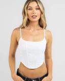 Ava and Ever Women's Lamar Corset Top in Black | Size 10