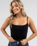 Ava and Ever Women's Lamar Corset Top in Blue | Size 08