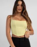 Ava and Ever Women's Lamar Corset Top in Blue | Size 08