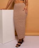 Ava and Ever Women's Lennox Midi Skirt in Brown | Size 12