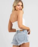 Ava and Ever Women's Lennox Tube Top in Cream | Size 16