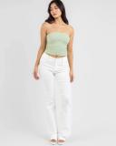 Ava and Ever Women's Lennox Tube Top in Green | Size 14