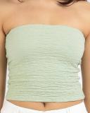 Ava and Ever Women's Lennox Tube Top in Green | Size 16