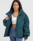 Ava and Ever Women's On Tour Puffer Jacket in Navy | Size 14