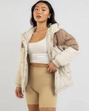 Ava and Ever Women's On Tour Puffer Jacket in Navy | Size 14