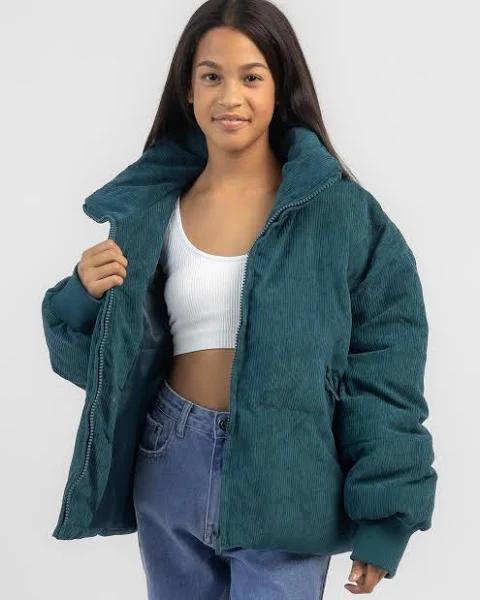 Ava and Ever Women's On Tour Puffer Jacket in Navy | Size 14