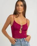 Ava and Ever Women's Shivers Top in Pink | Size 06