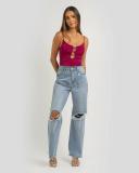 Ava and Ever Women's Shivers Top in Pink | Size 06