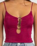 Ava and Ever Women's Shivers Top in Pink | Size 06