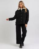 Ava and Ever Women's Thomas Shacket in Black | Size 14
