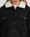 Ava and Ever Women's Thomas Shacket in Black | Size 14