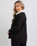Ava and Ever Women's Thomas Shacket in Black | Size 14