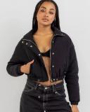 Ava and Ever Women's Venus Puffer Jacket in Black | Size 08