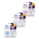 Avent Translucent Soothers - 2 pack