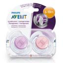 Avent Translucent Soothers - 2 pack