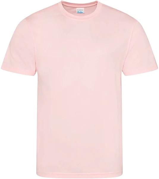 Awdis Men's Short Sleeve Cool T Shirt Baby Pink XXL