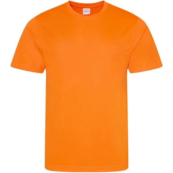 Awdis Men's Short Sleeve Cool T Shirt Electric Orange L