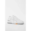 Axel Arigato White & Gray Area Sneakers