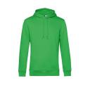 B&C Mens Organic Hooded Sweater Apple Green L