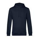 B&C Mens Organic Hooded Sweater Navy Blue M